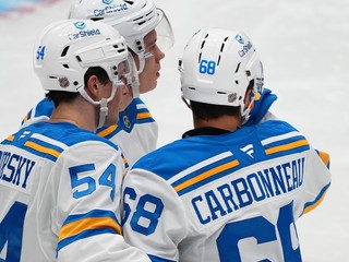 Dalibor Dvorský (vľavo) v prípravnom zápase St. Louis