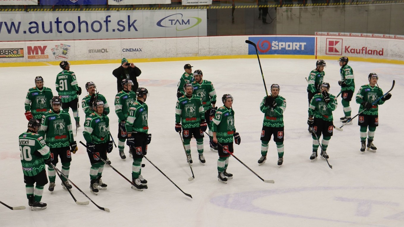 Hokejisti HK Detva.