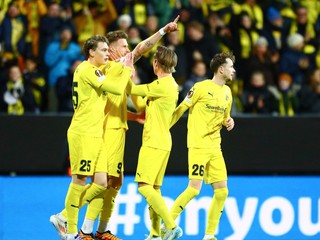 Futbalisti FK Bodö/Glimt sa tešia po strelenom góle v zápase proti FC Porto v 1. kole ligovej fátzy Európskej ligy.