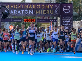 Medzinárodný maratónu mieru v Košiciach.