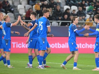 Futbalisti Slovenska do 21 rokov.