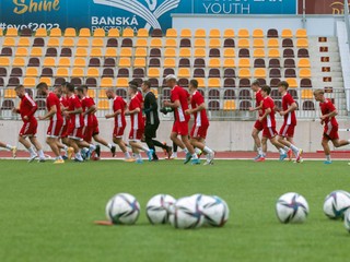 Tréning futbalistov MFK Dukla Banská Bystrica.
