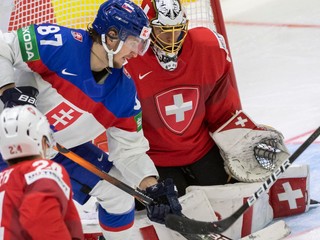 Slovenskí hokejisti prehrali so Švajčiarskom 3:5.
