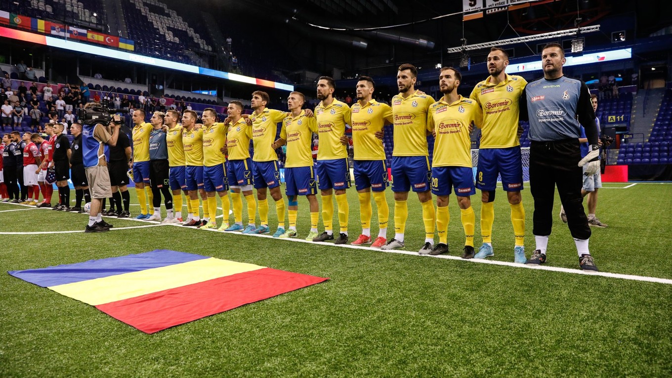 Rumunskí reprezentanti v malom futbale. 