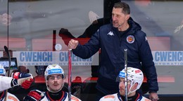 Na snímke tréner HKM Zvolen Antonín Stavjaňa.