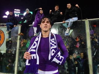 Nicolo Zaniolo v drese Fiorentiny.