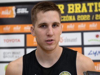 Kapitán tímu BK Inter Bratislava Tomas Zdanavičius. 
