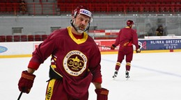 Na snímke obranca HK Dukla Trenčín Tomáš Starosta 