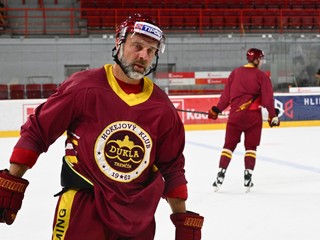 Na snímke obranca HK Dukla Trenčín Tomáš Starosta 
