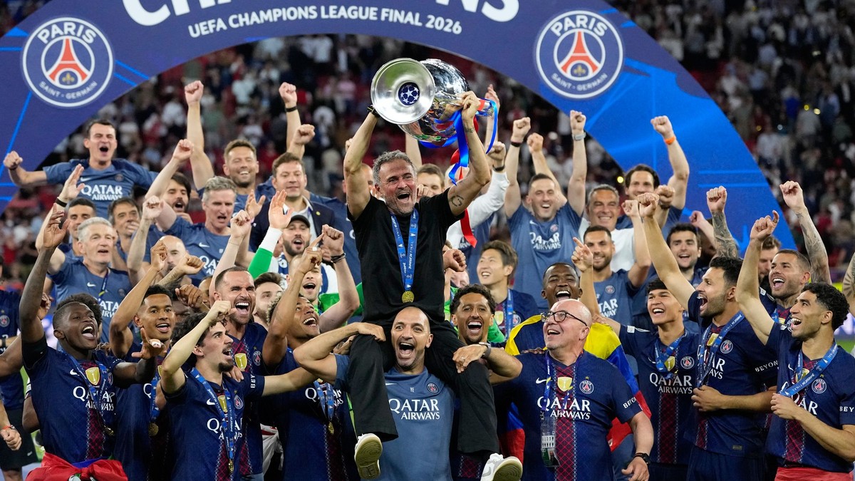 Paríž St. Germain oslavuje triumf v Lige majstrov