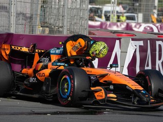 Britský pilot F1 Lando Norris nedokončil Veľkú cenu Azerbajdžanu. 