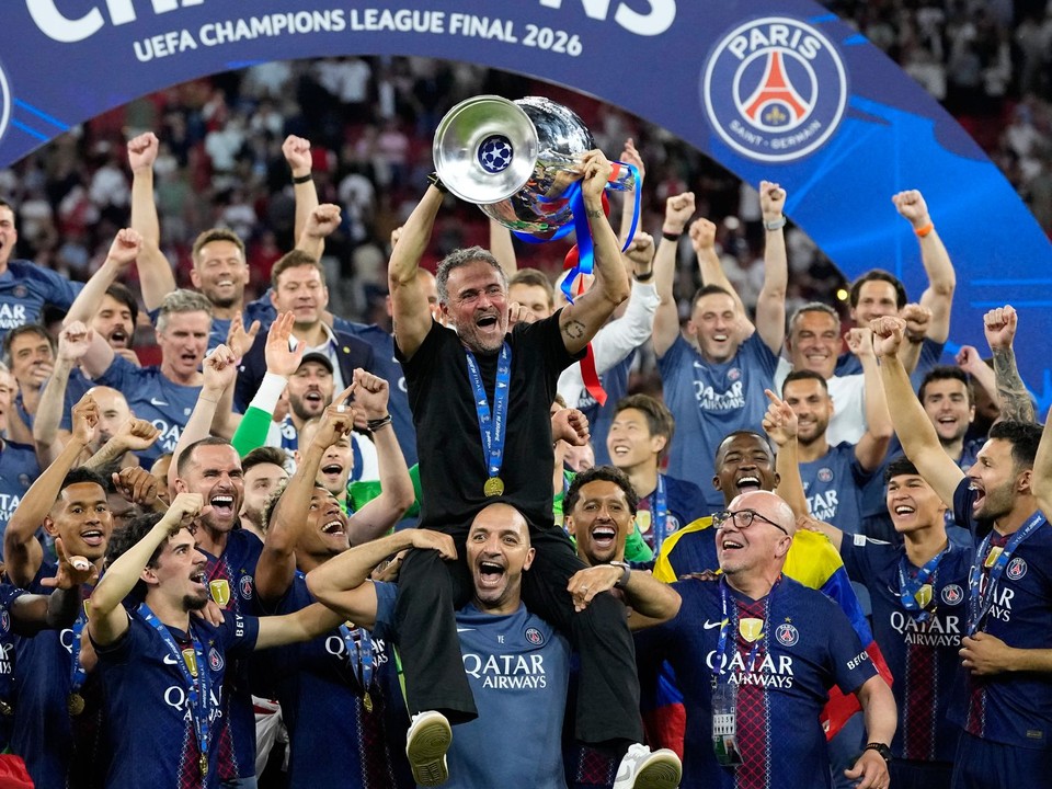 Paríž St. Germain oslavuje triumf v Lige majstrov