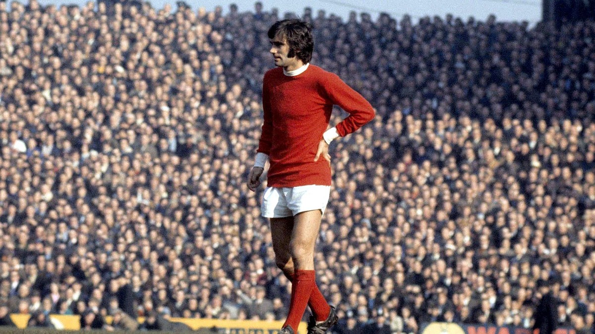 George Best v drese Manchestru United v roku 1969.