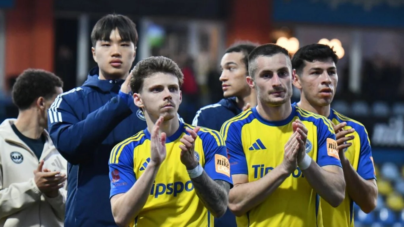 Futbalisti MFK Zemplín Michalovce. 