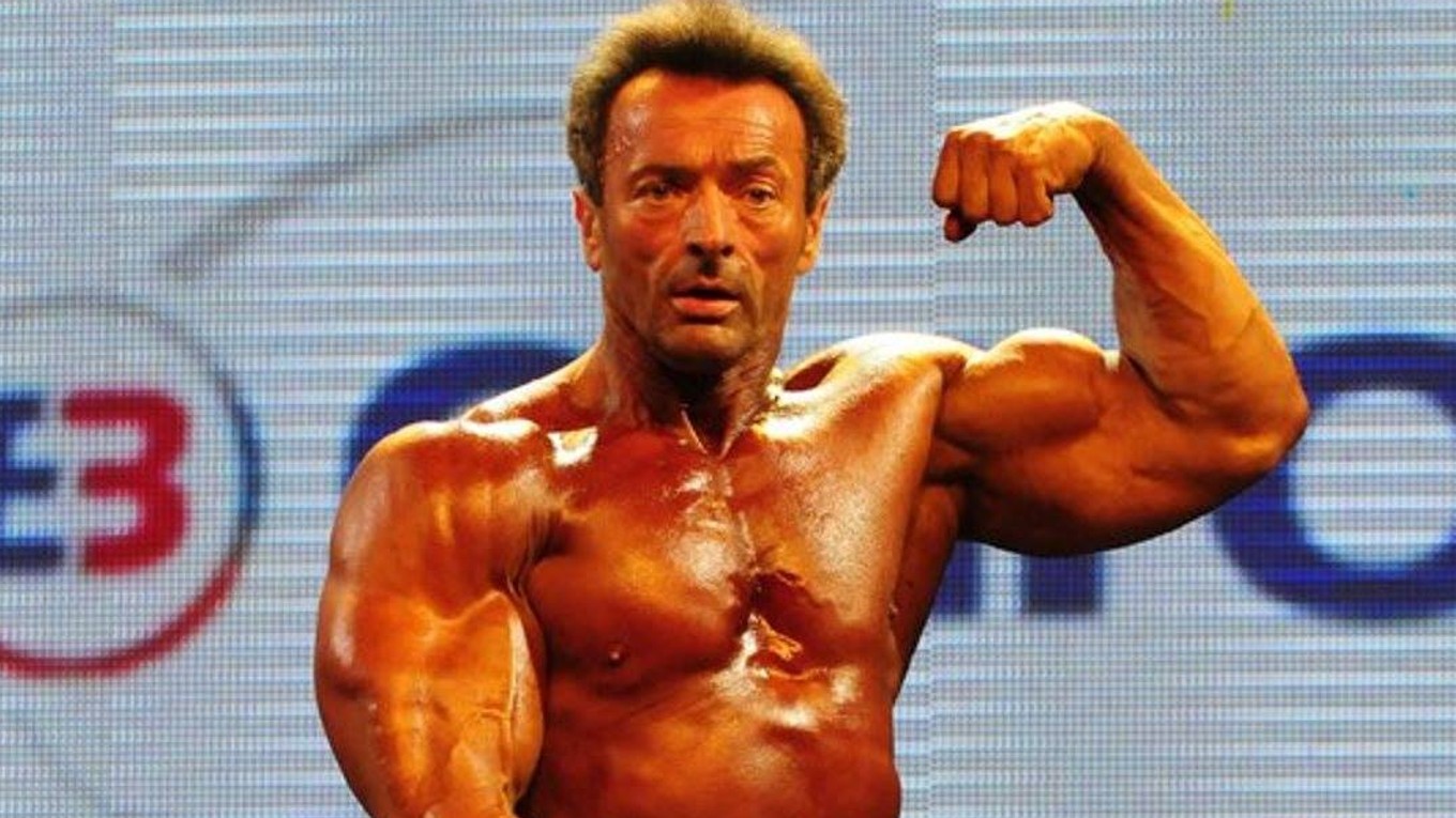 Kulturista Jozef Sztankay.