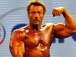 Kulturista Jozef Sztankay. 