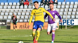 Momentka zo zápasu Michalovce - Komárno