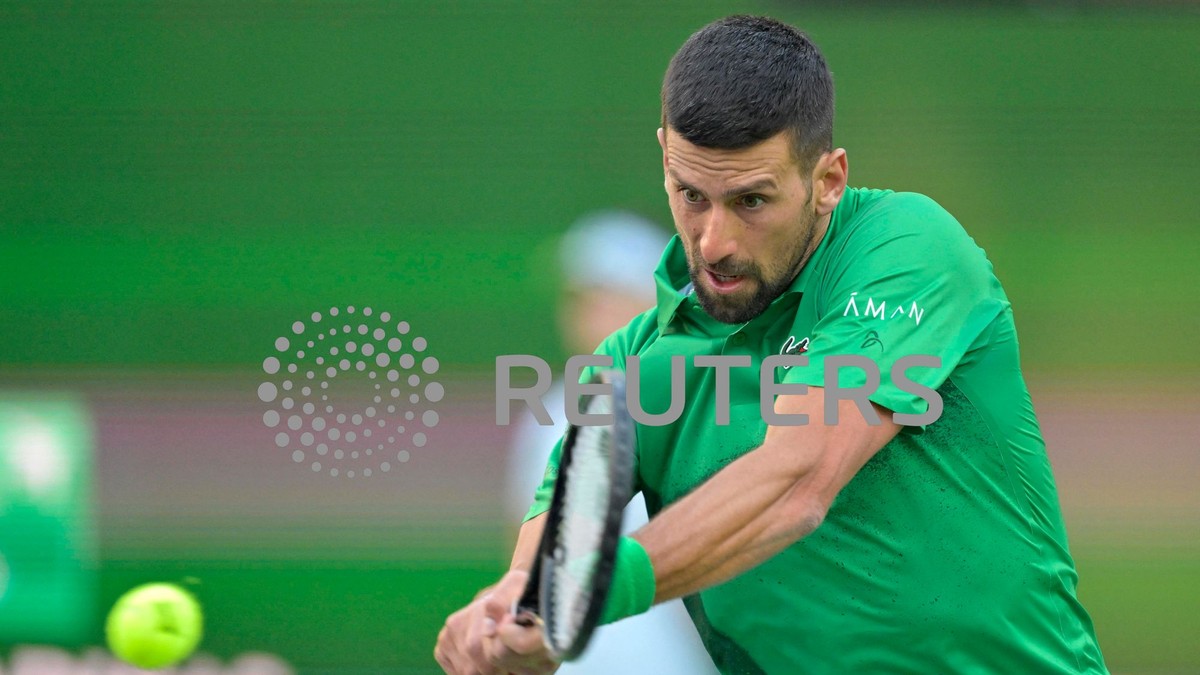 Novak Djokovič na turnaji Indian Wells 2025.