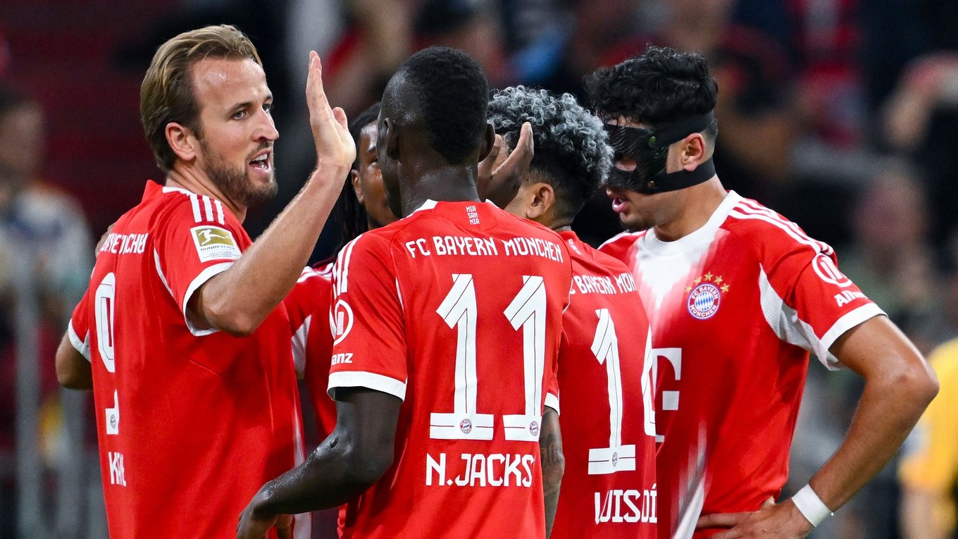 Radosť hráčov Bayernu
