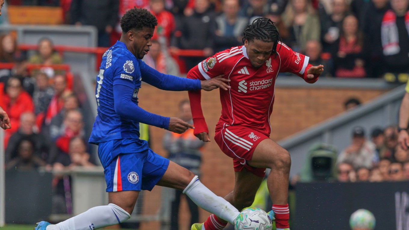 Momentka zo zápasu Liverpool - Chelsea