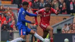 Momentka zo zápasu Liverpool - Chelsea