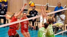 zľava Katarína Kormendyová, Karolína Fričová (obe Slovensko), Lorena Lorberová Fijoková a Nika Milošičová (obe Slovinsko)