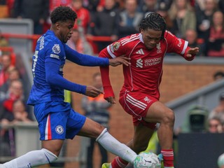 Momentka zo zápasu Liverpool - Chelsea