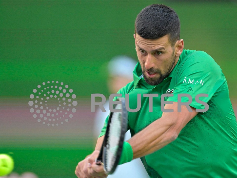 Novak Djokovič na turnaji Indian Wells 2025.