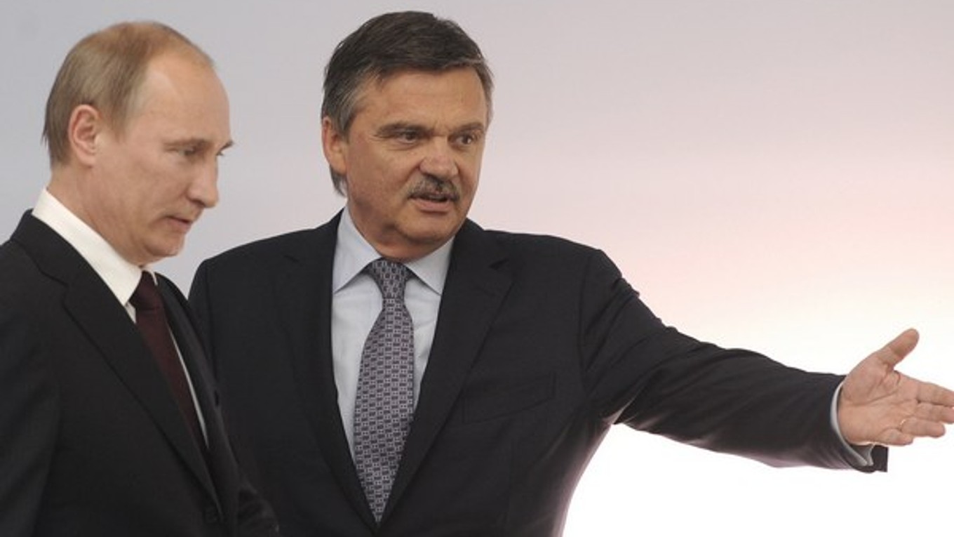 René Fasel s ruským prezidentom Putinom.
