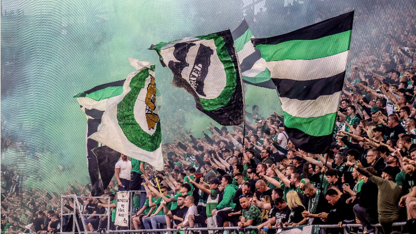 Ultras Ferencvárosu Budapešť.