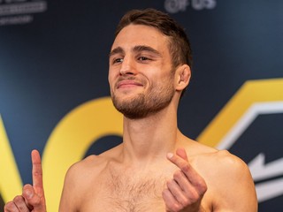 Niko Samsonidse pred turnajom Oktagon 42 v Bratislave.