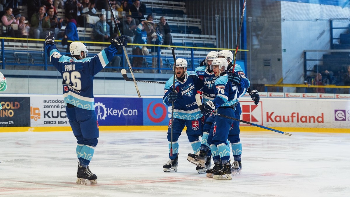 Hokejisti HK Spartak Dubnica.