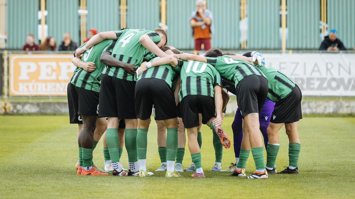 Futbalisti FC Baník Prievidza.