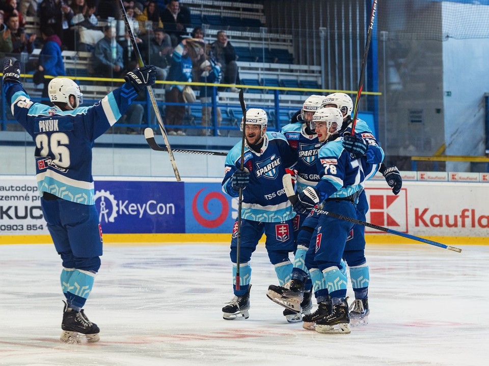Hokejisti HK Spartak Dubnica.