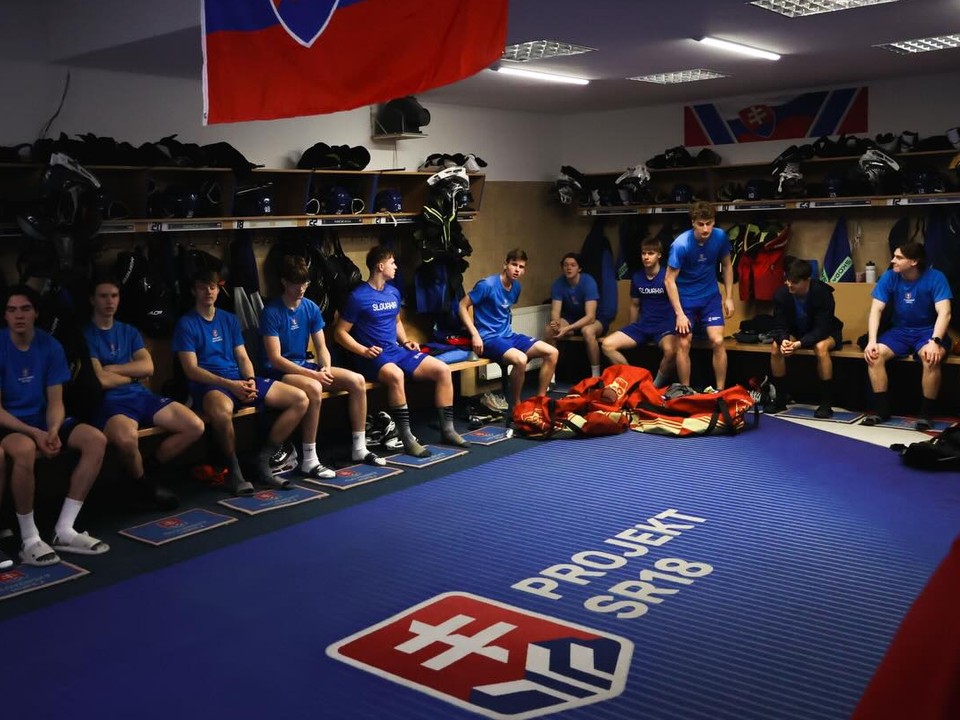 Slovenskí hokejisti do 18 rokov