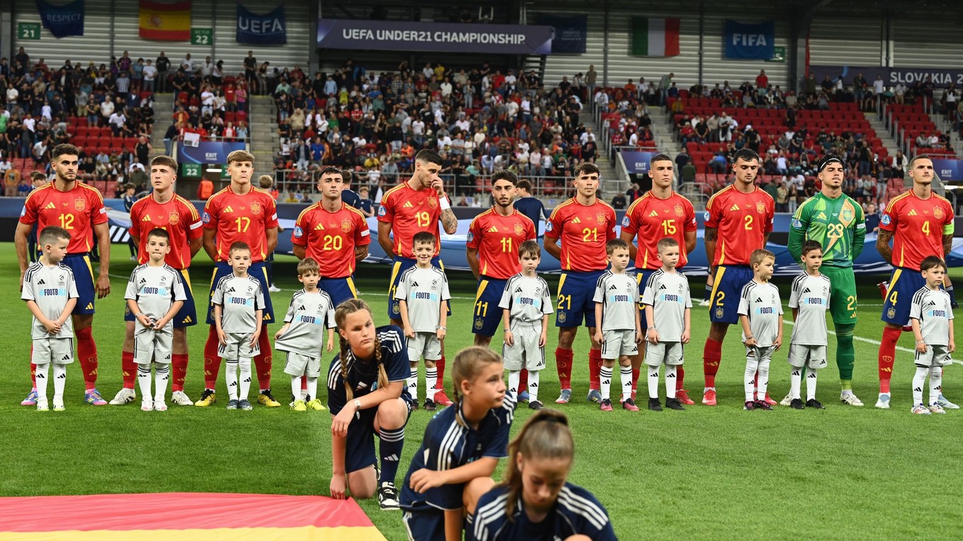 Španielski futbalisti na EURO U21 2025.