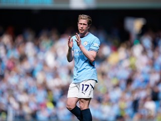 Kevin De Bruyne v drese Manchester City.