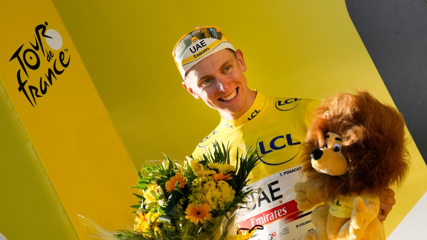Tadej Pogačar, víťaz Tour de France 2021.