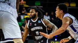 Momentka zo zápasu Bilbao - Prievidza.