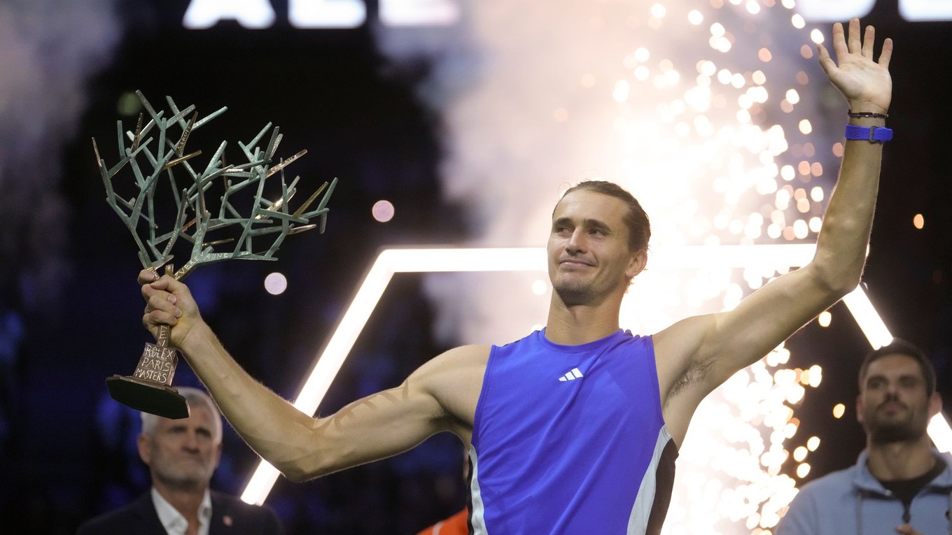 Alexander Zverev vyhral turnaj ATP Masters 1000 v Paríži 2024.