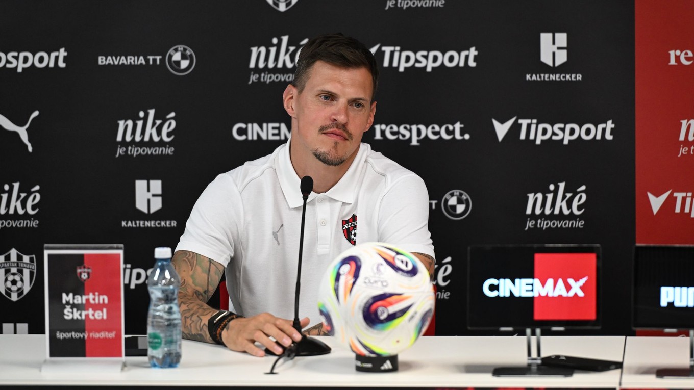 Tréner Spartaka Martin Škrtel.