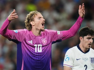 Nick Woltemade počas finále EURO U21 2025