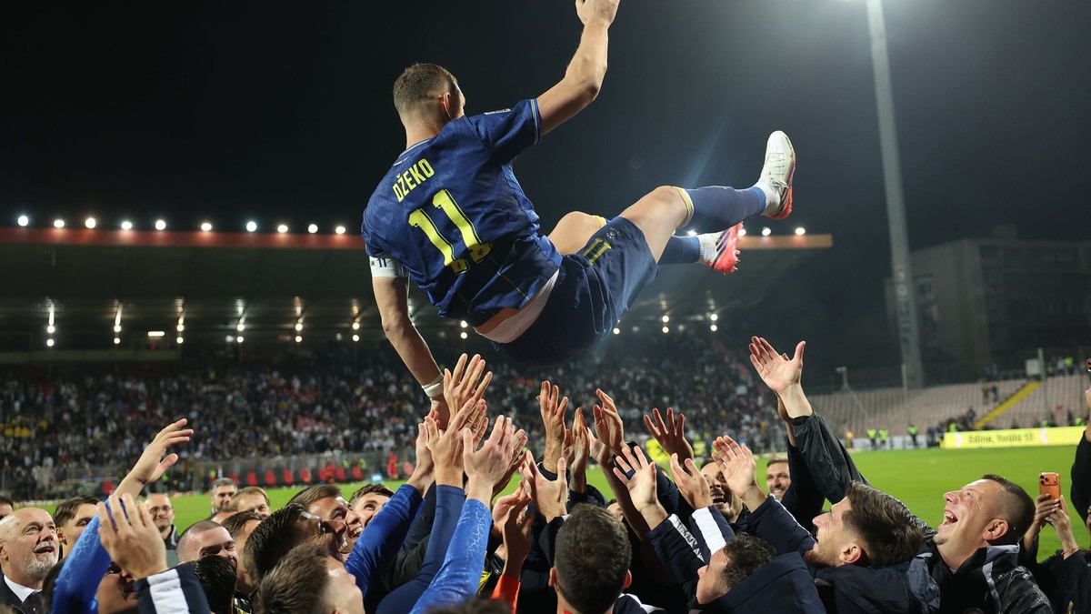Edin Džeko se rozlúčil s bosniackou reprezentáciou