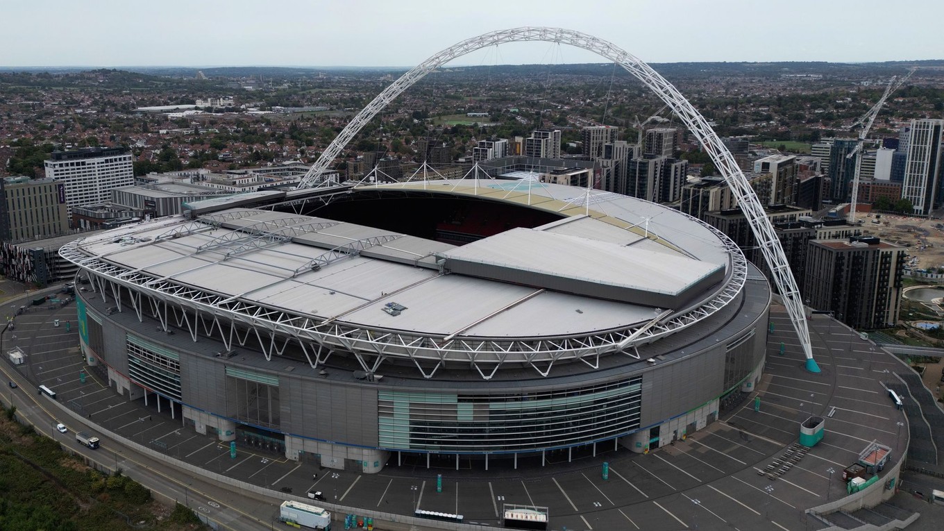 Štadión Wembley.