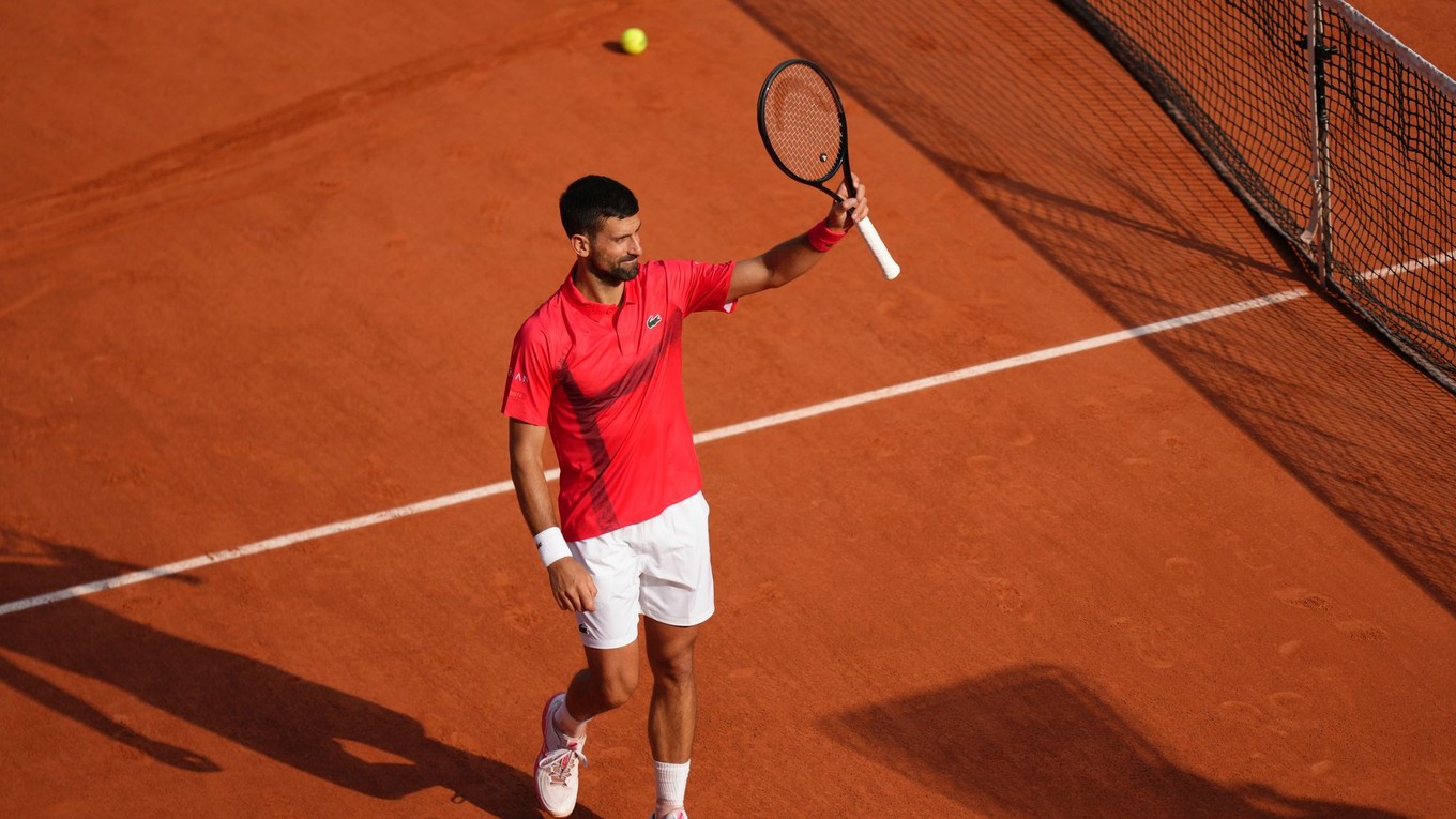 Novak Djokovič na Roland Garros 2025.