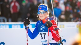 Na snímke je slovenská biatlonistka Zuzana Remeňová.