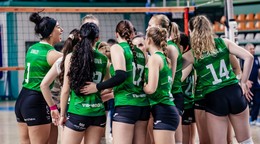 Volejbalistky VK Nové Mesto nad Váhom.