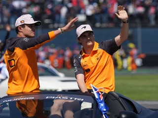 Lando Norris a Oscar Piastri