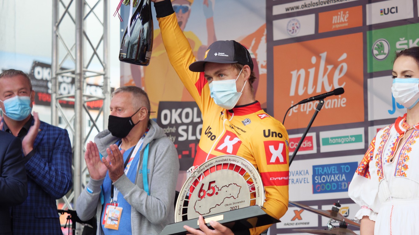 Nór Kristoffer Halvorsen vyhral 3. etapu pretekov Okolo Slovenska 2021. 