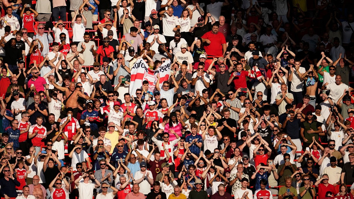 Fanúšikovia Arsenalu. 
